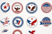 create patriotic and political logo