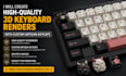 create high quality 3d keyboard renders with custom artisan keycap