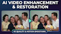 upscale and restore your low quality video to 4k using ai