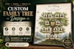 create a professional custom family tree design
