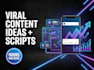 create viral tiktok and youtube shorts content ideas hooks and scripts