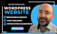 design redesign wordpress website, website development as a full stack developer