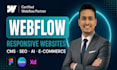 develop a responsive webflow website