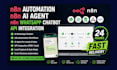 n8n automation, n8n ai agent, n8n whatsapp chatbot API integration