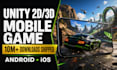 develop unity 2d 3d mobile game development for android and ios
