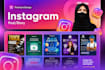 design creative instagram facebook post design