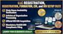 do your complete US llc registration, llc formation, ein and boi setup