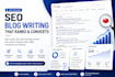 write SEO blog posts and articles for saas and b2b brands