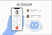 setup outbound call center ai voice bot predictive autodialer ringless voicemail