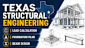 do texas structural engineering, load calculation, foundation plan, beam design
