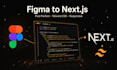 convert figma design to pixel perfect responsive next js website