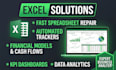 build automated business and financial excel spreadsheets