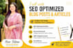 write SEO lifestyle and business blog posts or articles