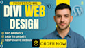 build, design or redesign divi wordpress with divi theme