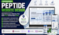 build a peptide website redesign wordpress, landing pages for peptitde
