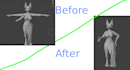 fit clothing to VR chat models
