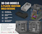 create 3d cad models and plastic injection mold designs