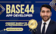 convert your base 44 app to the real app, website