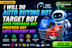 do auto purchase bot, target bot, auto buying bot, pokemon bot auto checkout bot