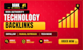 build technology backlinks through manual outreach