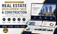create real estate development deck, construction deck