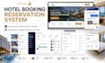 build hotel booking website with booking sync, reservation system, hotel saas