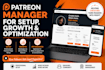 set up, optimize, and manage your patreon page
