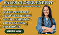 sales development representative sales closer salesperson appointment setting