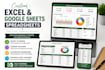 build automated excel spreadsheets, budget tracker, expense and income dashboard