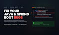 fix bugs and errors in your java and spring boot app
