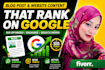 write SEO blog posts and website content