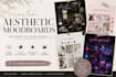 create aesthetic pinterest moodboards for your brand or style