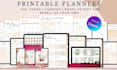 daily planner, printable planners and journals