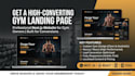 build a modern gym landing page using next js