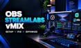 setup or fix obs studio, streamlabs and vmix for  twitch youtube tiktok
