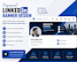 design premium and professional linkedin banner