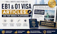 write and publish eb1 visa articles on top media platforms