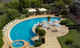 create exterior landscape, garden, pool, backyard patio or 3d realistic disign