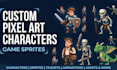 create custom pixel art characters and game sprites