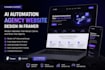 design ai automation agency framer website that gets clients