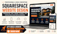 build squarespace construction website, hvac contractor, roofing, pool website