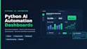 build python automation and ai data dashboards