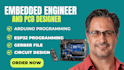 code arduino project, arduino esp32 programming, electronics and pcb design