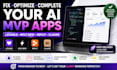fix, optimize, lovable, bolt, base44 replit, claude code, ai mvp apps, nextra