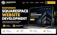 build a responsive squarespace website, optimize squarespace development website