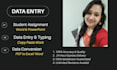 do data entry copy paste typing and assignment writing work accurately and fast