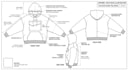 create an apparel tech pack and technical flat sketch