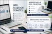 do web research ,data collection