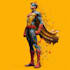 superhero character for comics