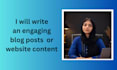 write google rank SEO blog posts and website content